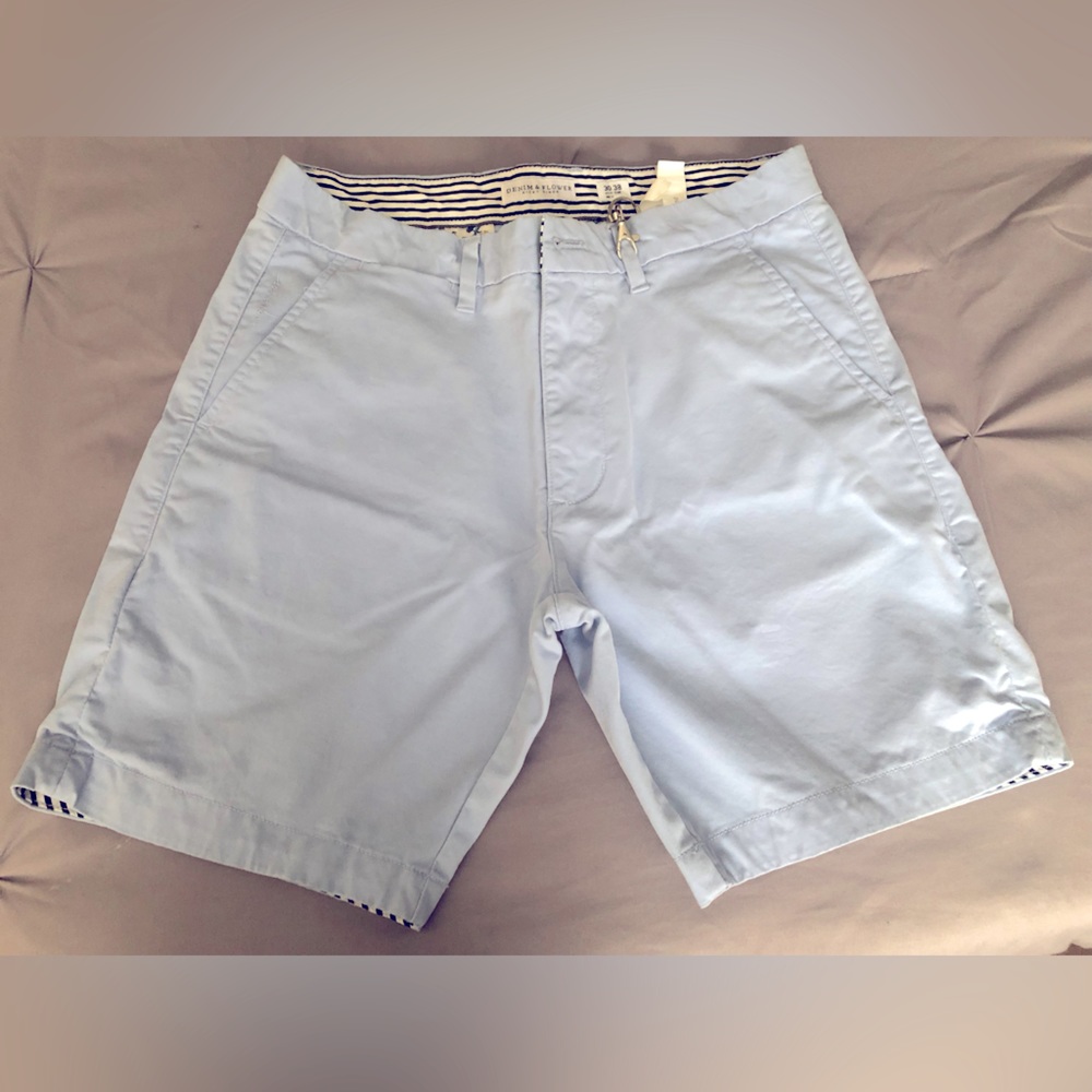 Ricky Singh Men Shorts light blue